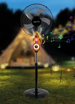 Rechargeable Music Lighting Smart Solar Fan