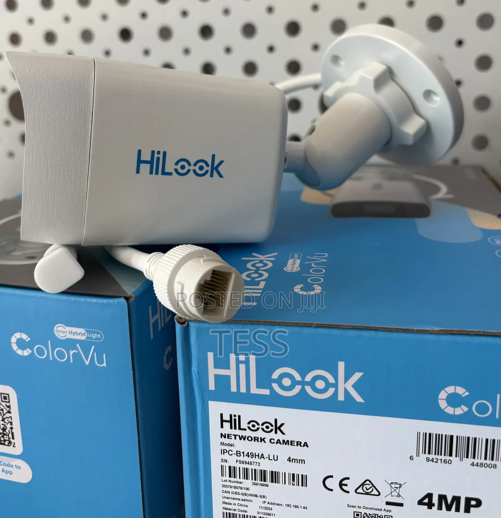 Hilook/Hikvision IP 4MP FULL Color Vu+Audio Bullet B149ha-Lu