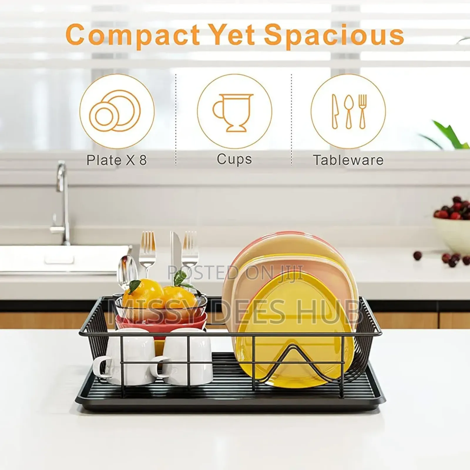 Black Dish Rack