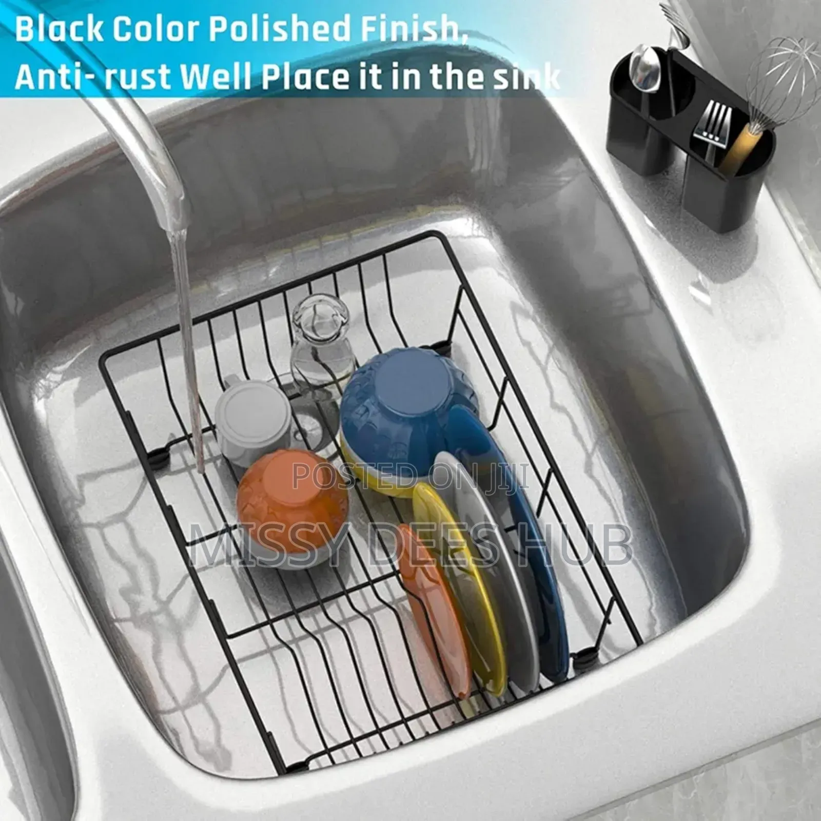 Black Dish Rack