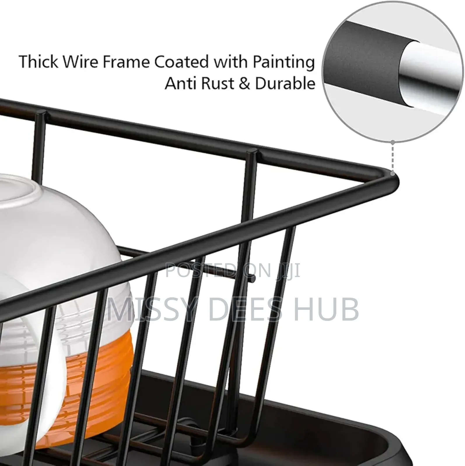 Black Dish Rack