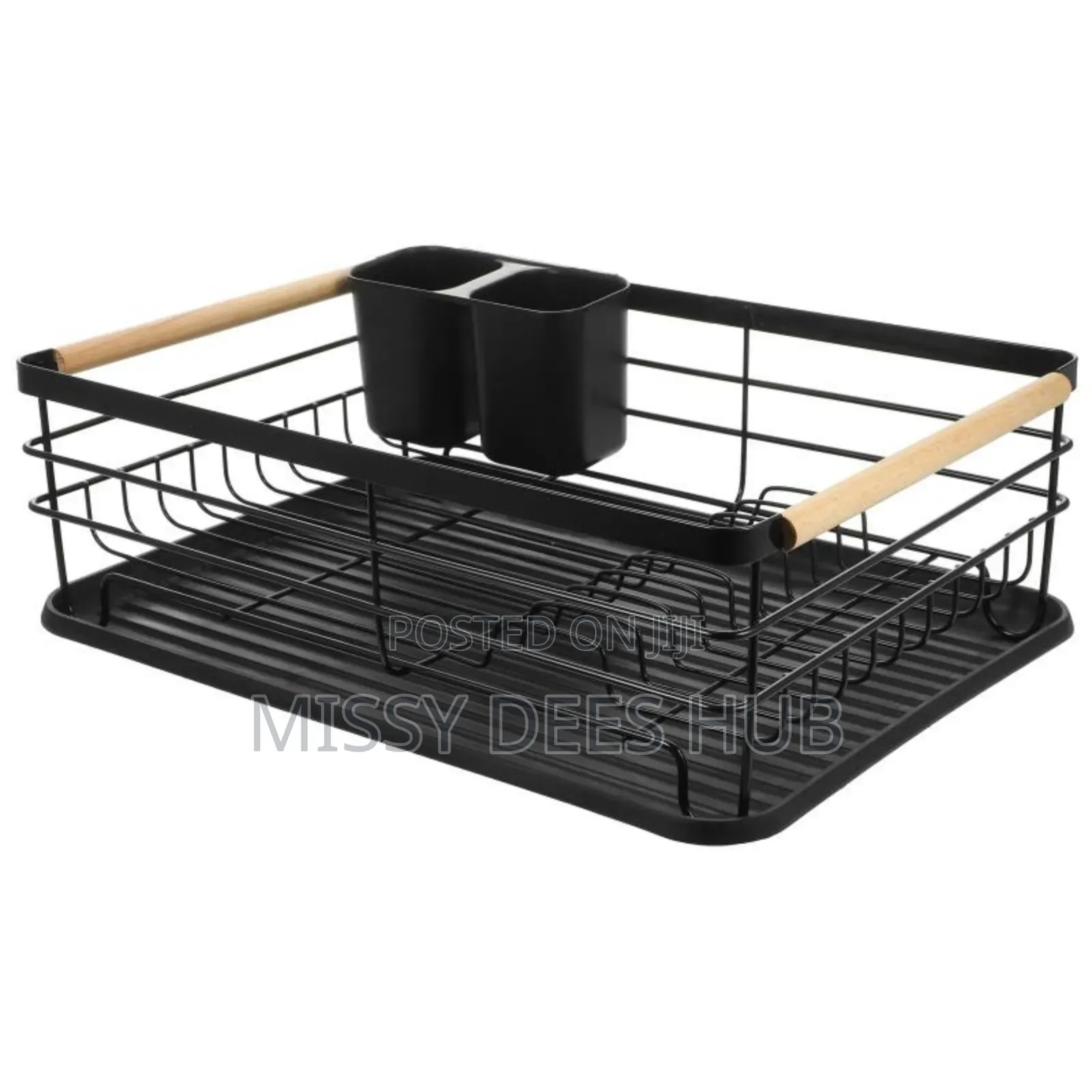 Dish Rack With Wooden Handles