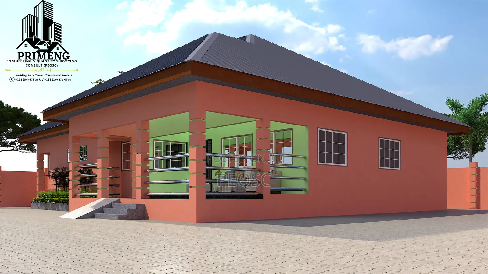 A Simple 3-Bedroom Residence Design by PEQSC