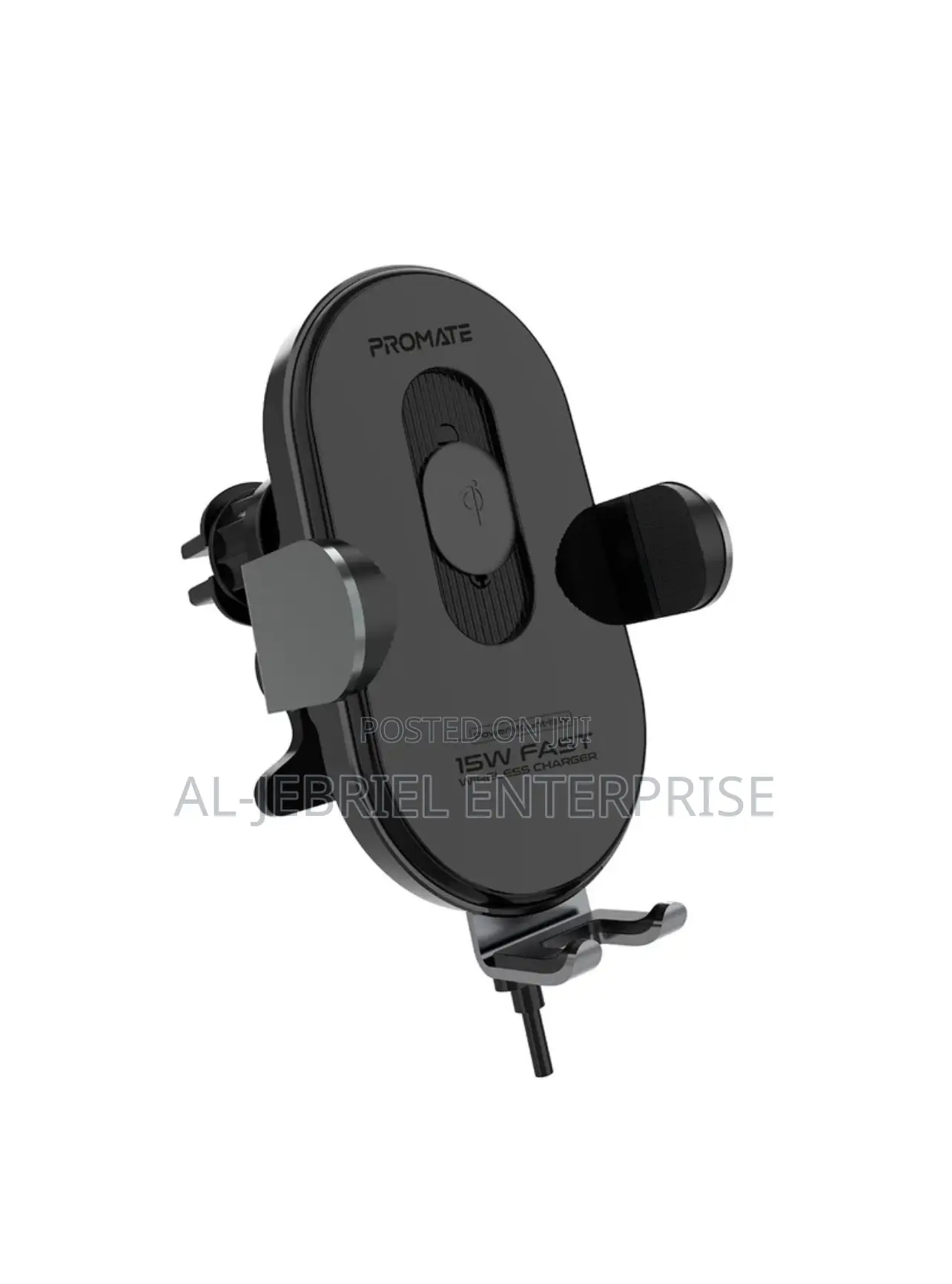 POWERMOUNT-15W Promate Smart Sensor Car Wireless Charger