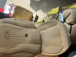Beige Complete Leather Seat Cover