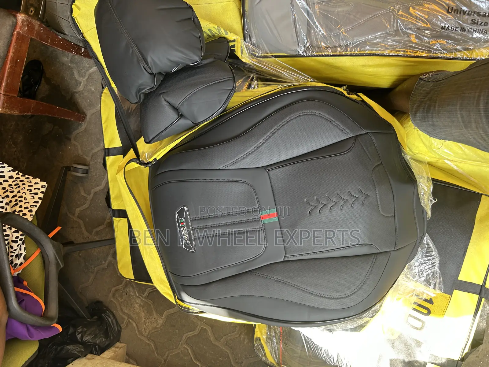 New 10D Leather Seat Cover With Back Support