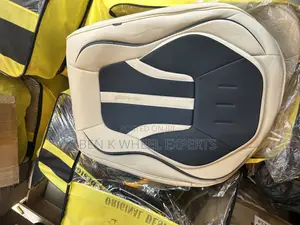 Complete Leather Seat Cover With Neck And Back Support ..,