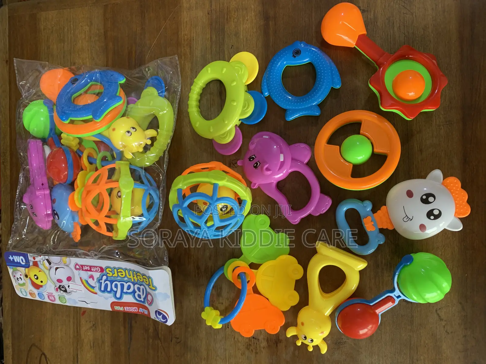 Baby Teethers and Rattle Gift Set