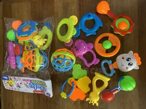 Baby Teethers and Rattle Gift Set