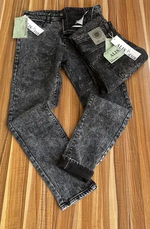 Quality Plain Turkish Jeans Trousers for Men