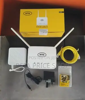 MTN Universal Broadband 4G Router + Backup Battery - White