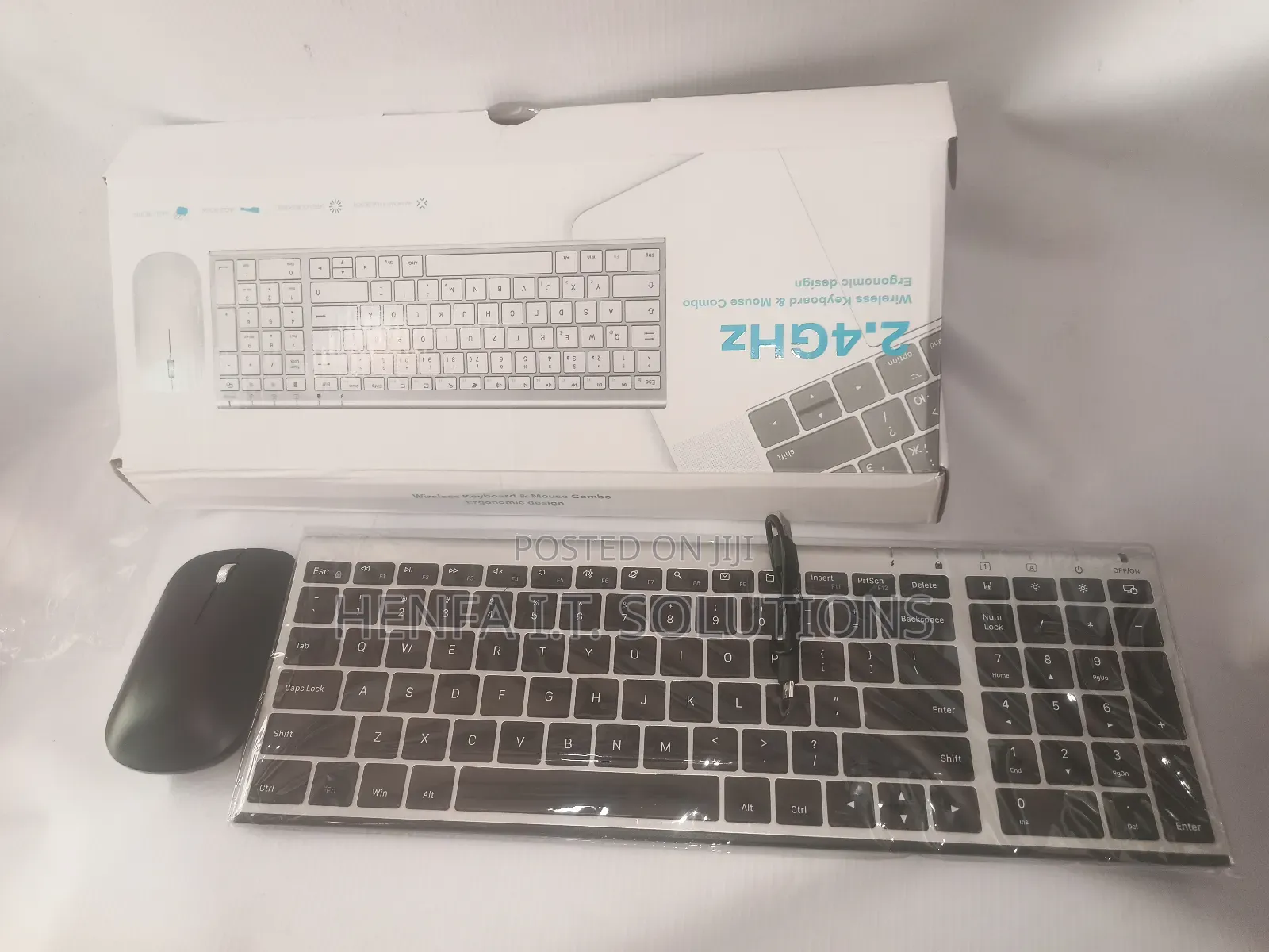 Rechargeable Wireless Keyboard and Mouse