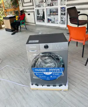 Effortless Cleaning Nasco 8kg Front Load Washing Machine.