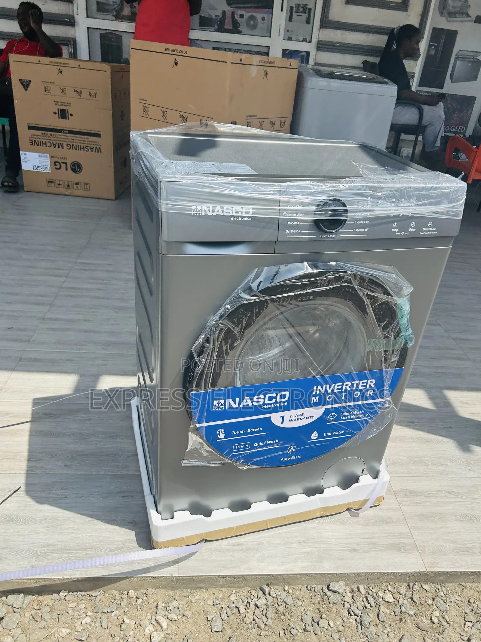Fast Dewatering Nasco 8kg Front Load Full Auto