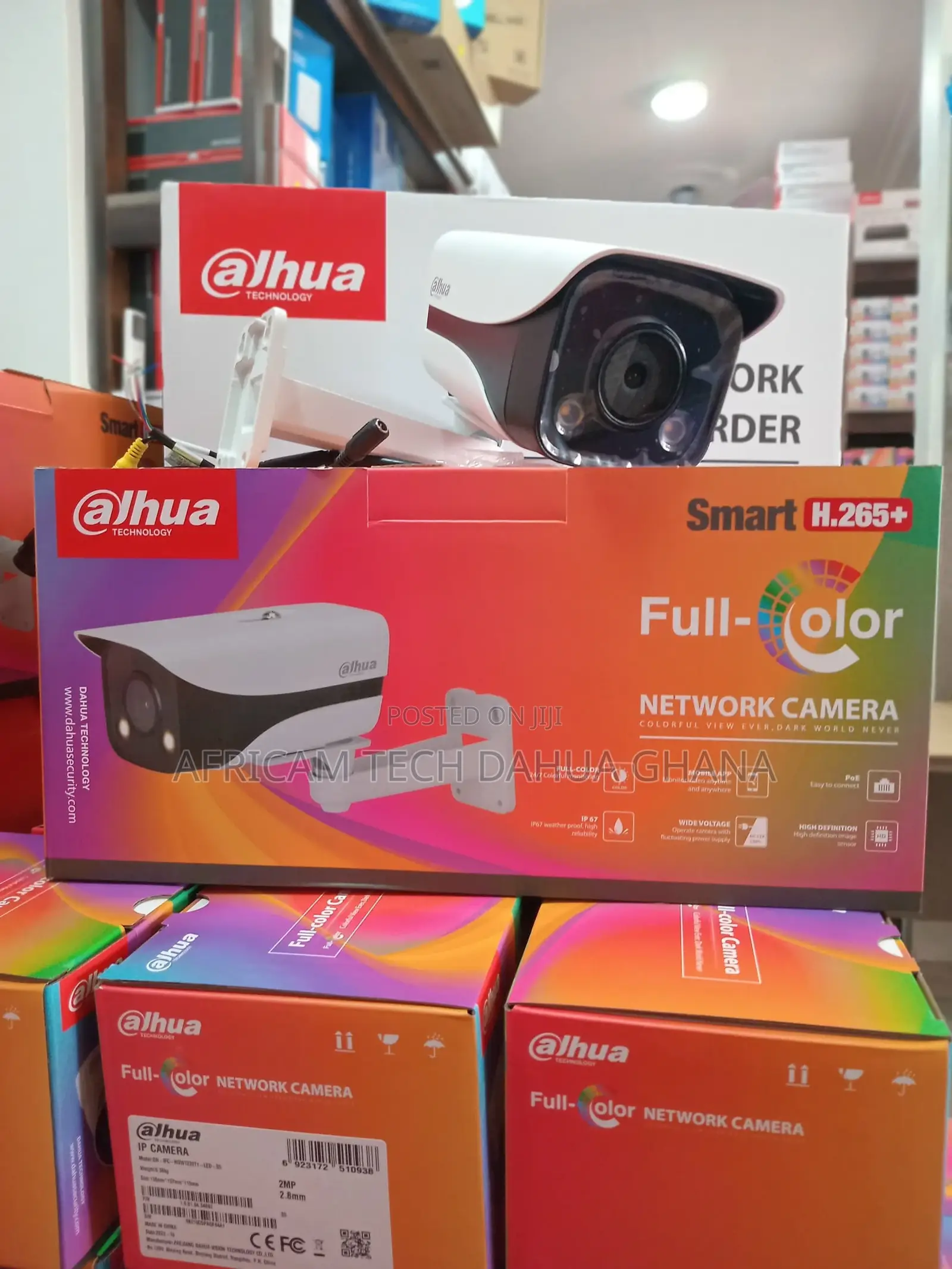 Dahua 4mp Lite Full-Color Fixed-Focal Bullet Network Camera