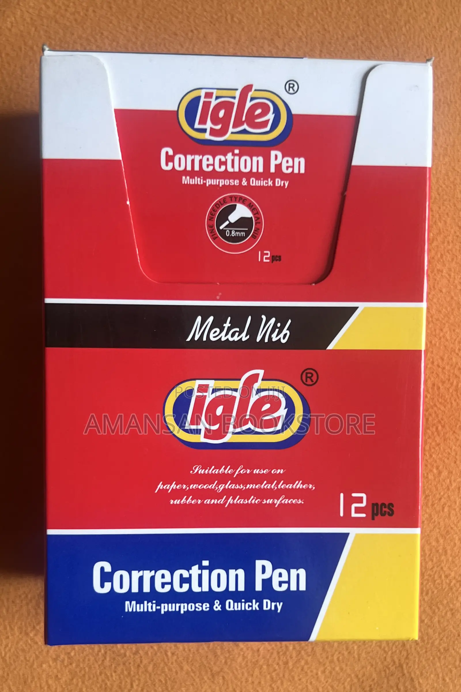 Correction Pen (Igle, 12 Pieces)