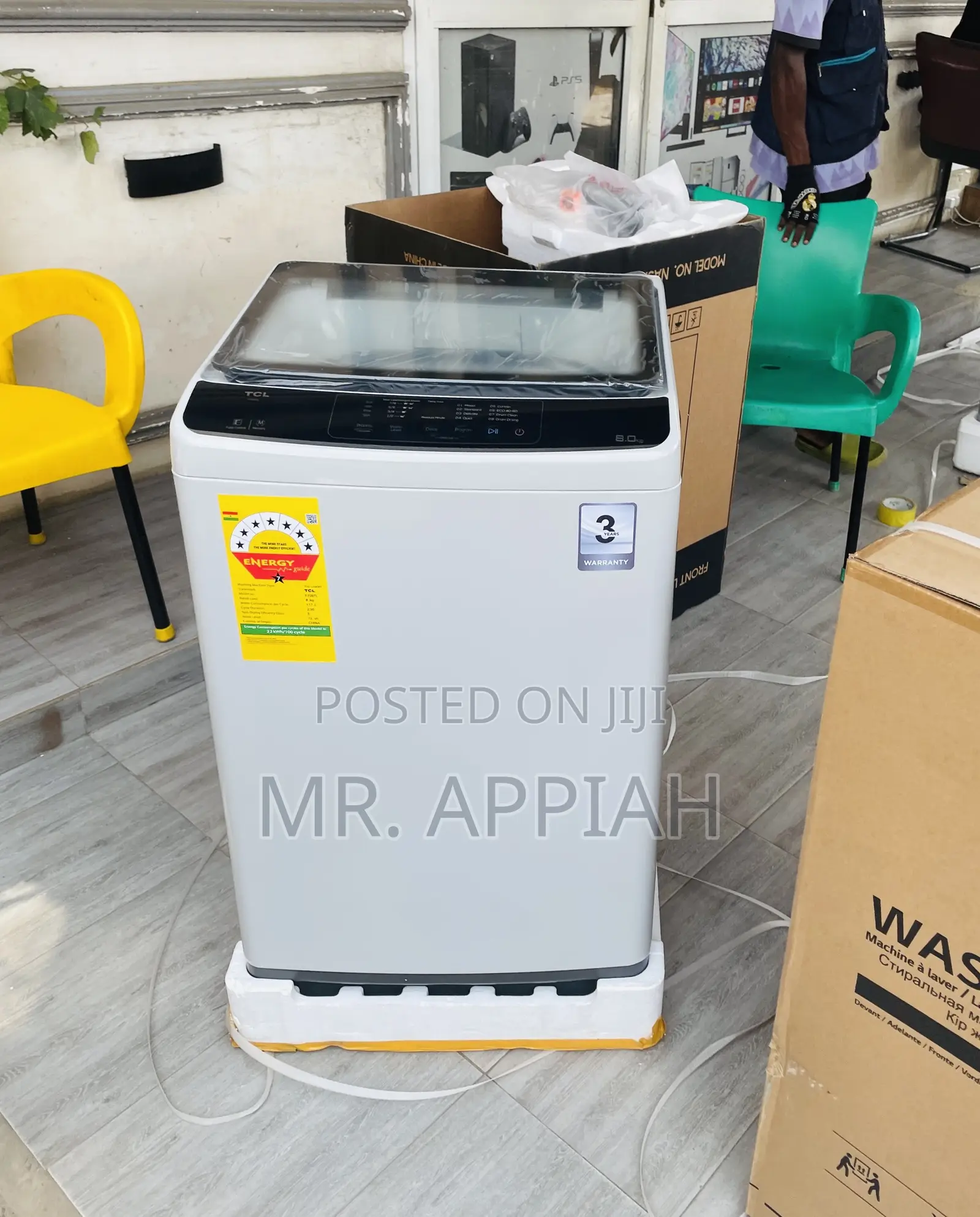 Shop Unique TCL 8kg Semi-Auto Washing Machine.