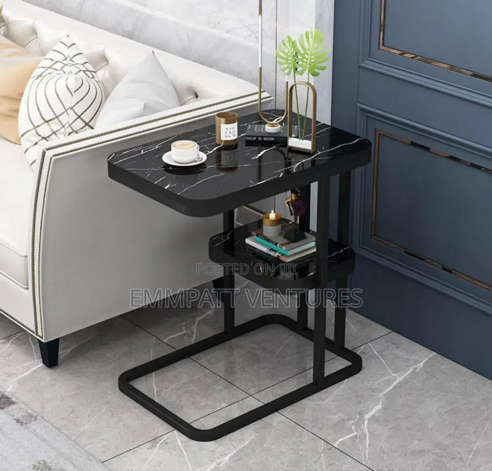 Black Coffee Corner Table