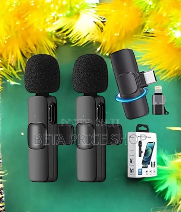 2 in 1 Wireless Microphone for Android and iPhone