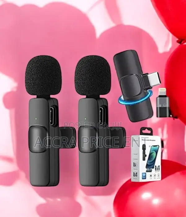 2 in 1 Wireless Microphone for Android and iPhone
