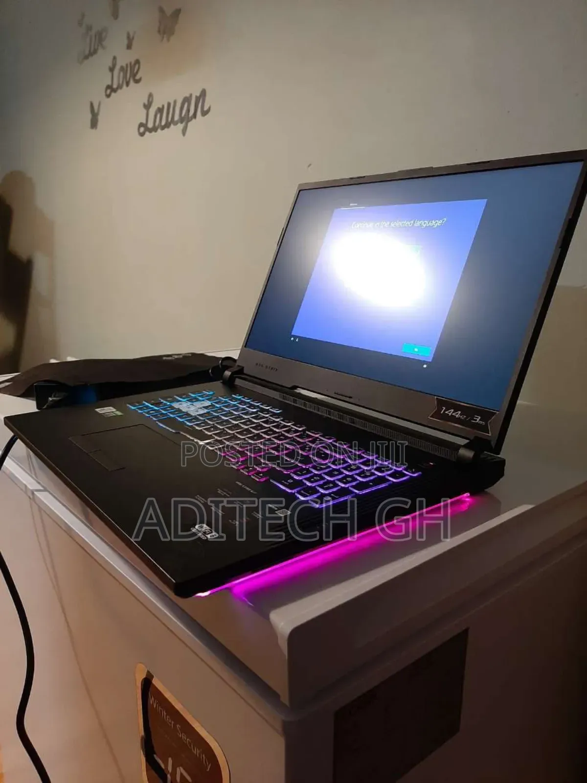 New Laptop Asus ROG Strix G17 16GB Intel Core I7 SSD 1T