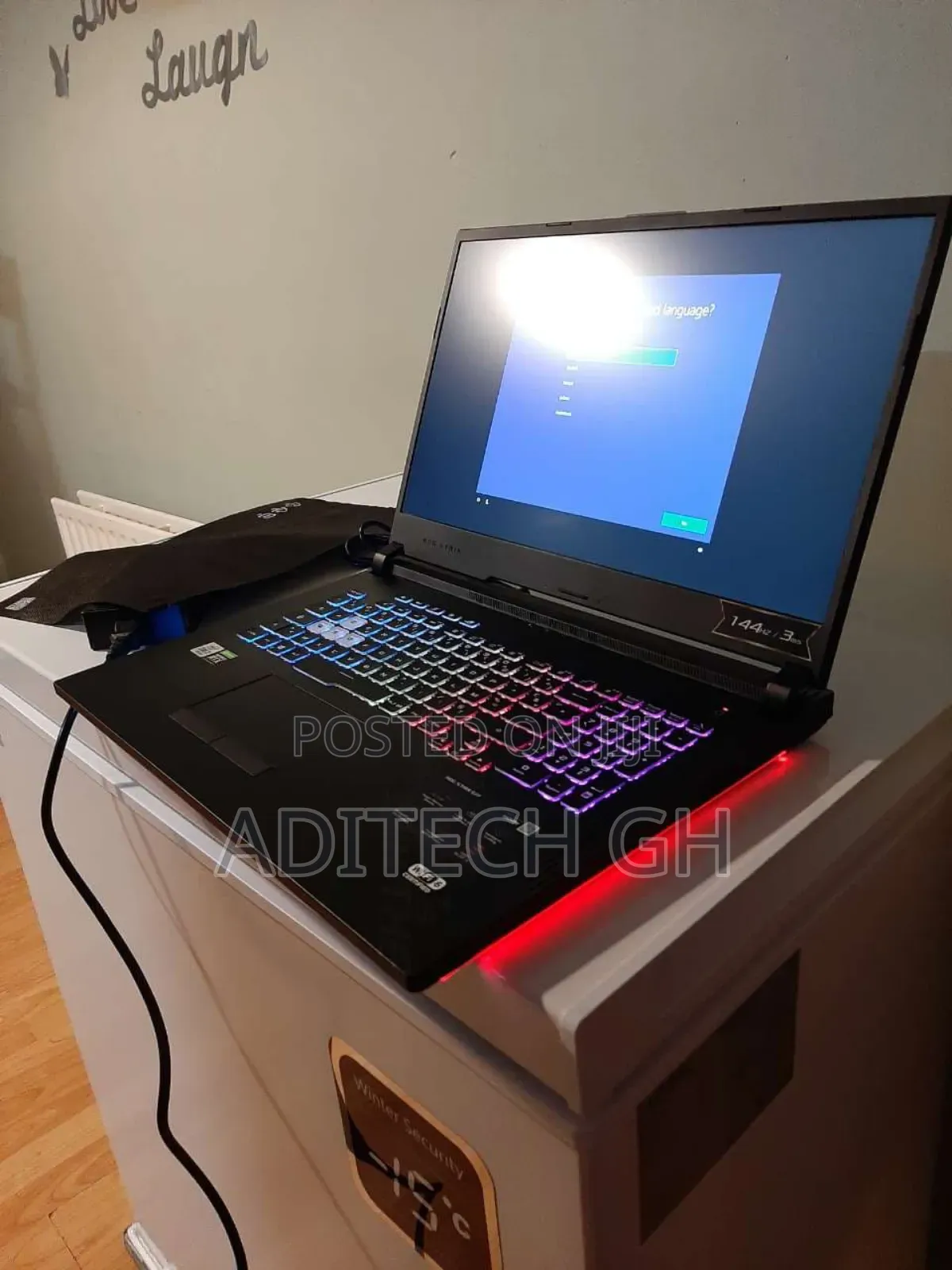 New Laptop Asus ROG Strix G17 16GB Intel Core I7 SSD 1T