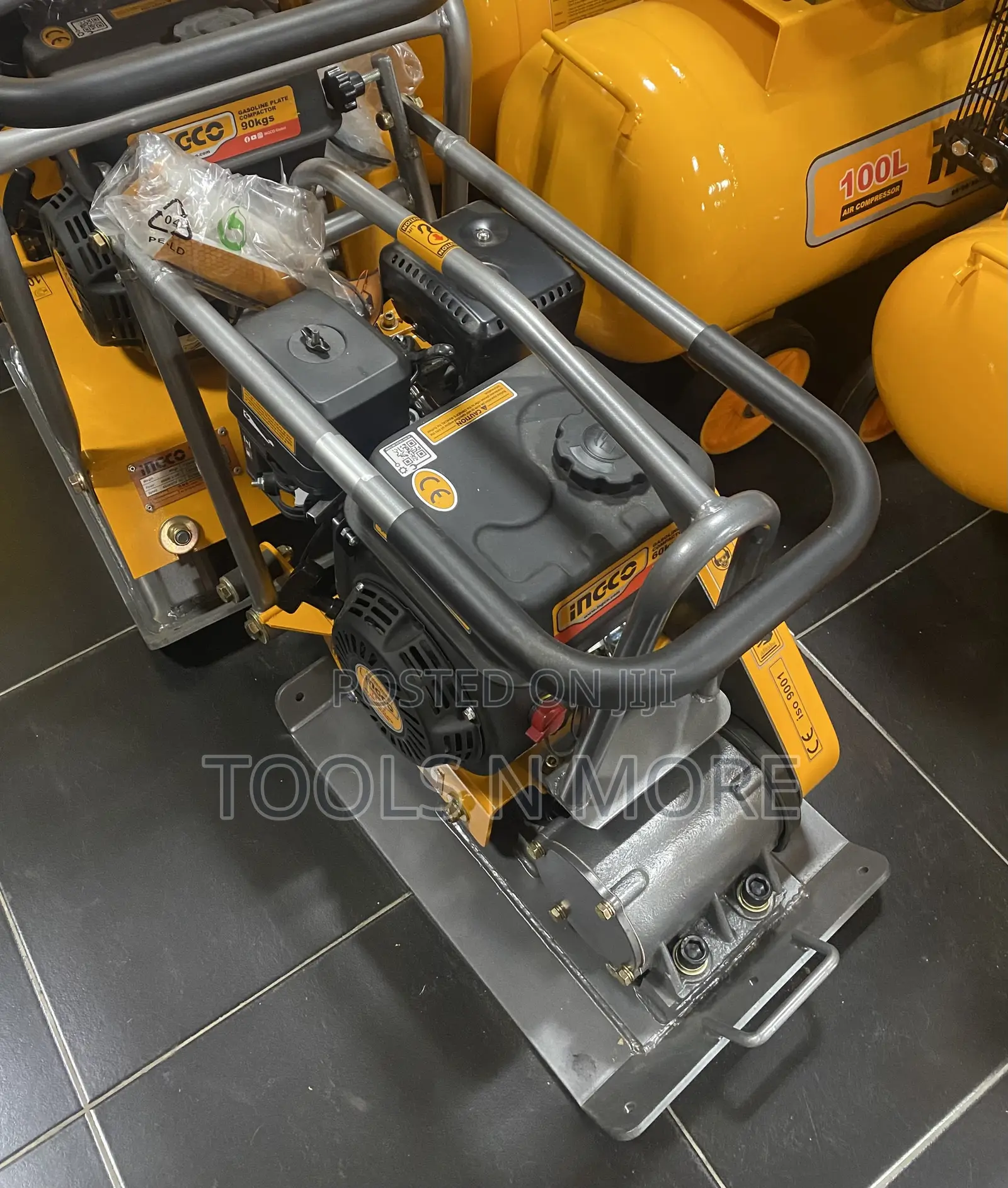 Ingco Gasoline Plate Compactor 6.5hp 60kg