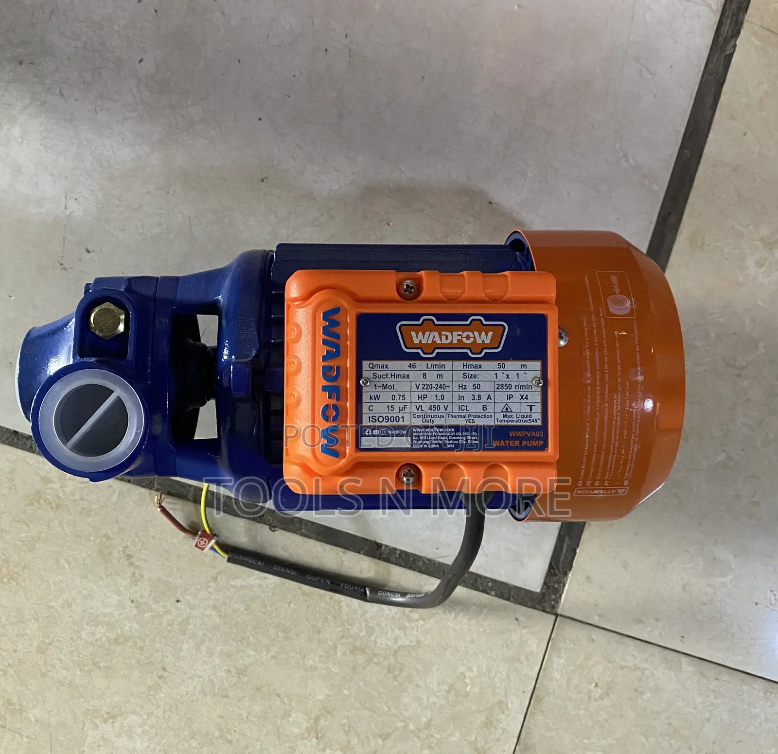 Wadfow Peripheral Water Pump 1hp