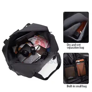 Potable Leather Duffel Traveling Bag at Plbagsgh