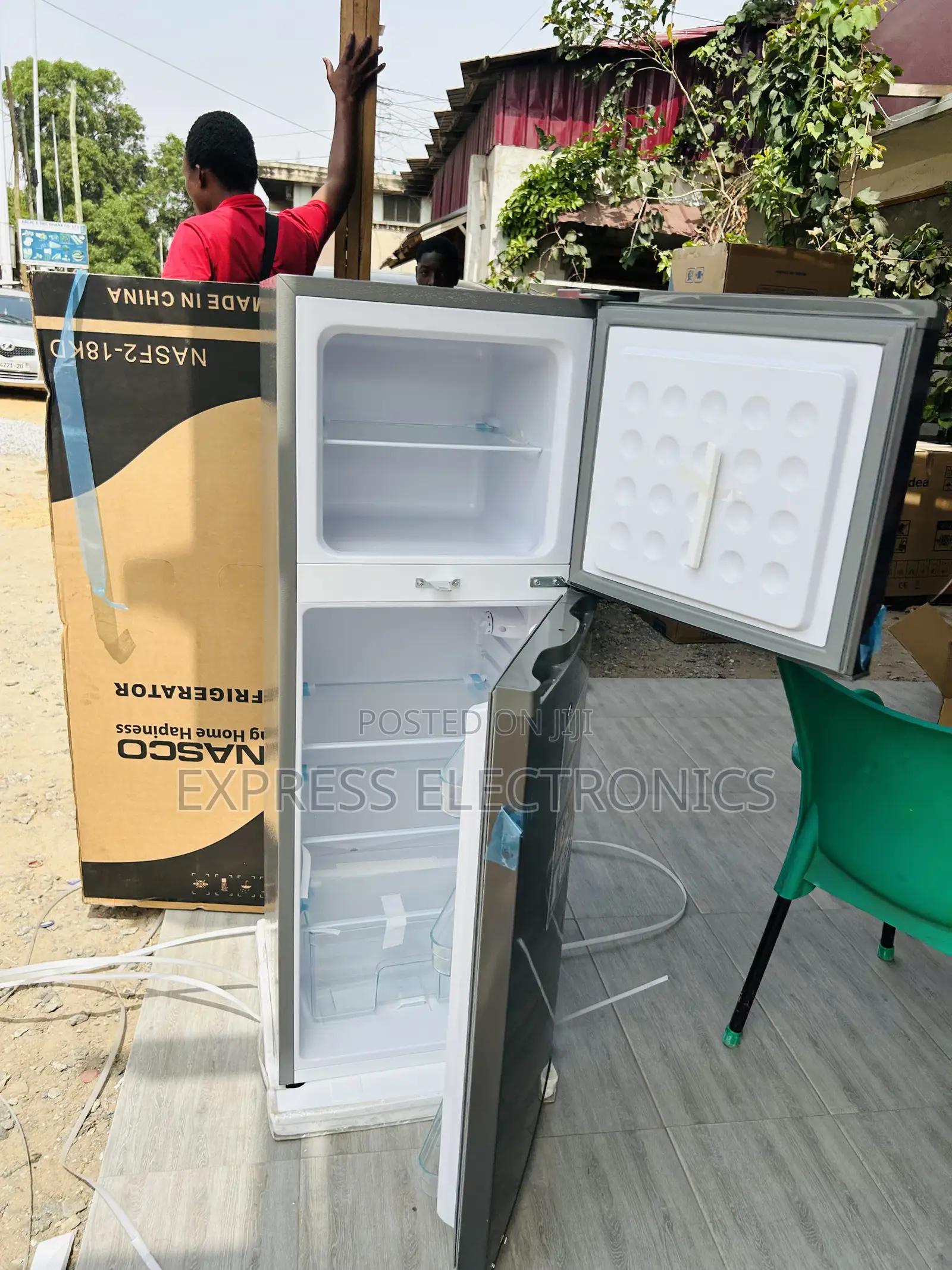 Stainless Steel Fridge Double Door Nasco Bass-18gl