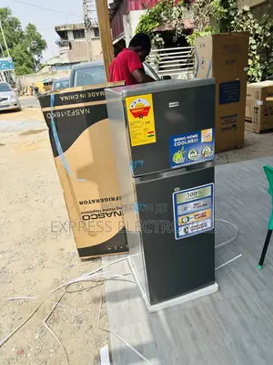 Nasd-18fl Nasco Double Door Fridge