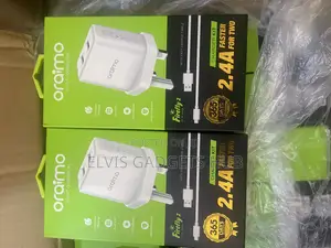 Oraimo 2.4A Dual USB Port Fast Charger