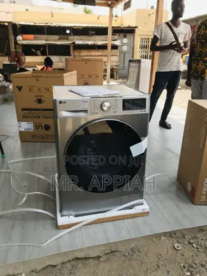 Efficient LG 10.5kg F4V5RGP2T Front Load Washing Machine.