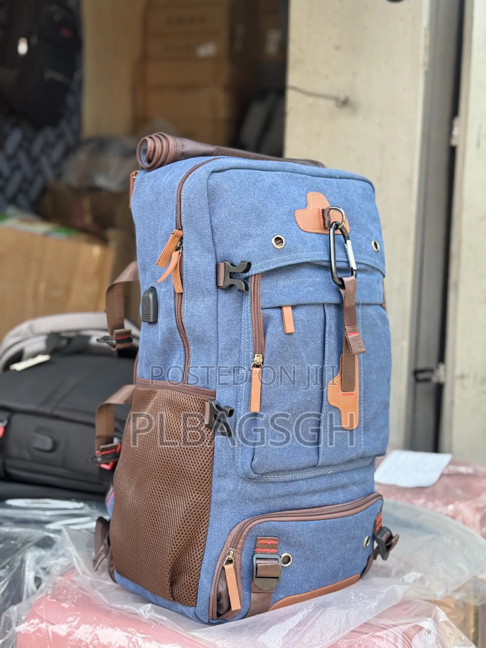 Potable Multi Fashionable Traveling Backpack at Plbagsgh