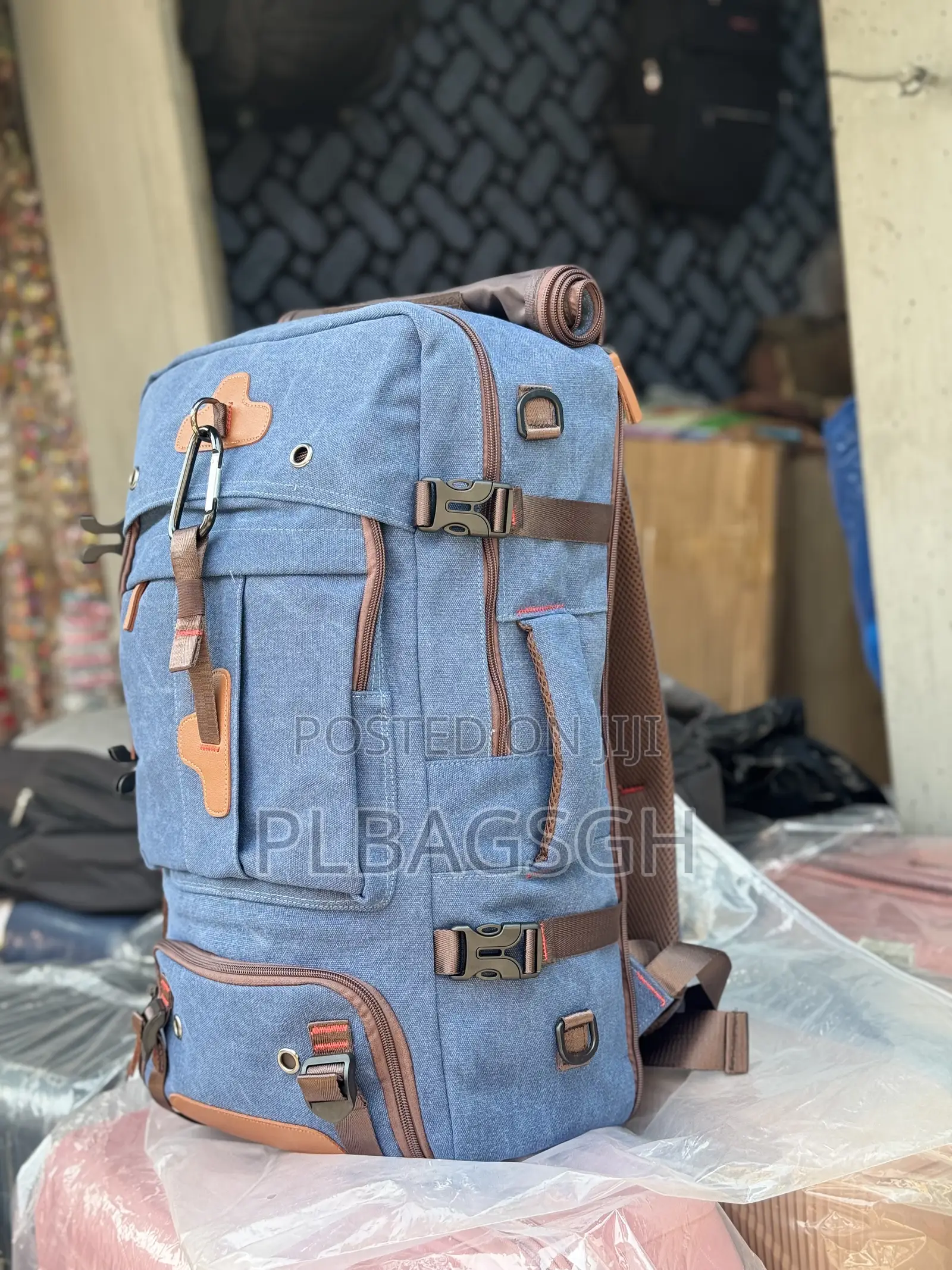 Potable Multi Fashionable Traveling Backpack at Plbagsgh