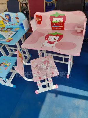 Pink Coloured Desk for Kids