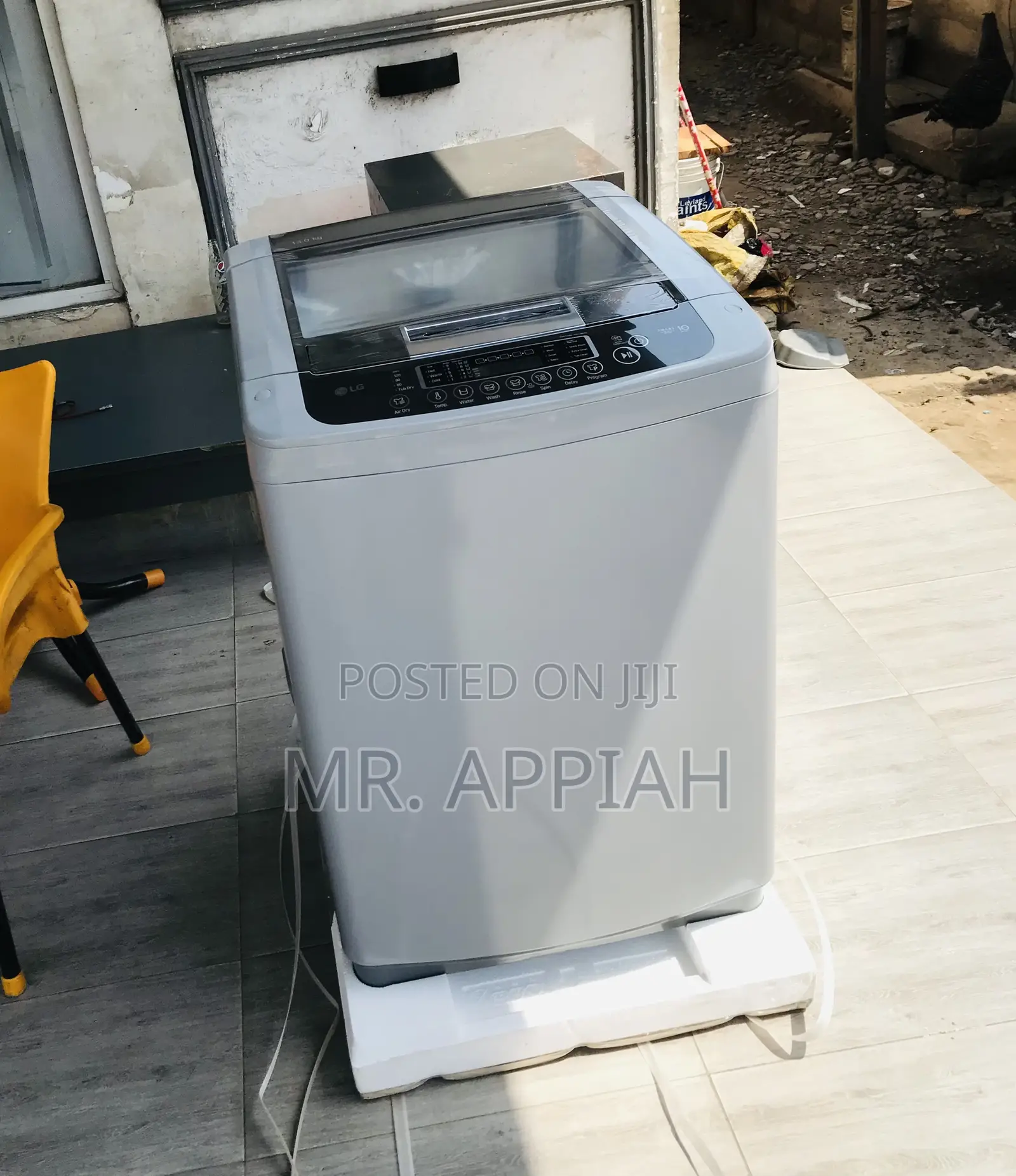 Smart Wash LG 13kg Top Load Washing Machine(T1369NEHTF).