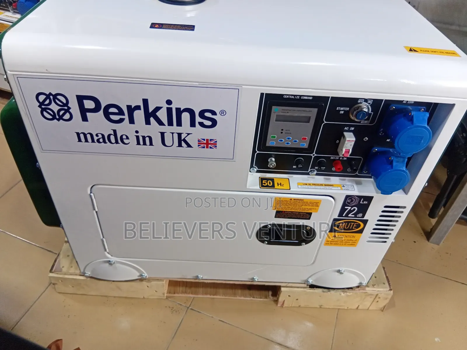 Single Phase Perkins 10kva Genset 220V Digital Switch
