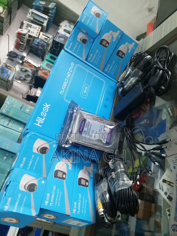 Hilook 8ch Complete Kit 2mp Full Color Audio Camera 3