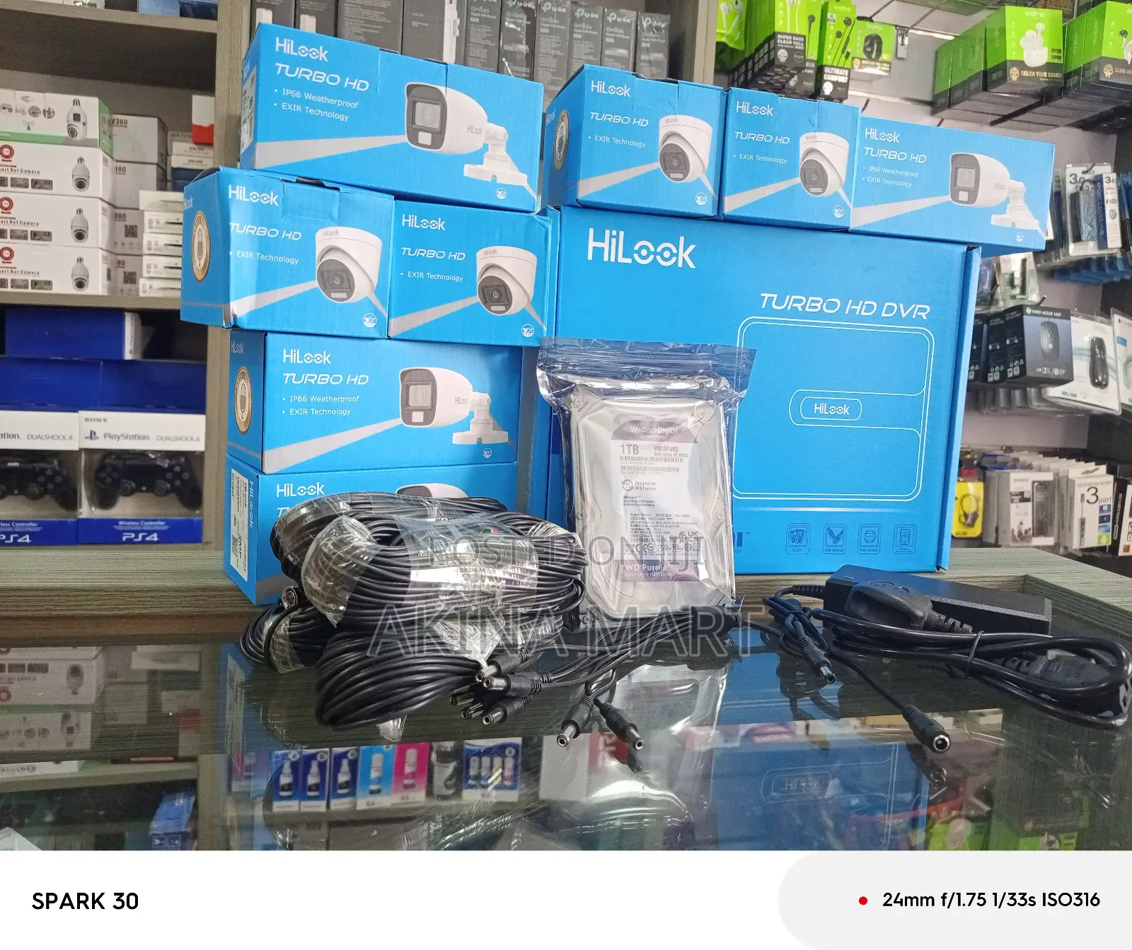 8ch Hilook Kit 2mp Full Color Camera Kit +1tb HDD