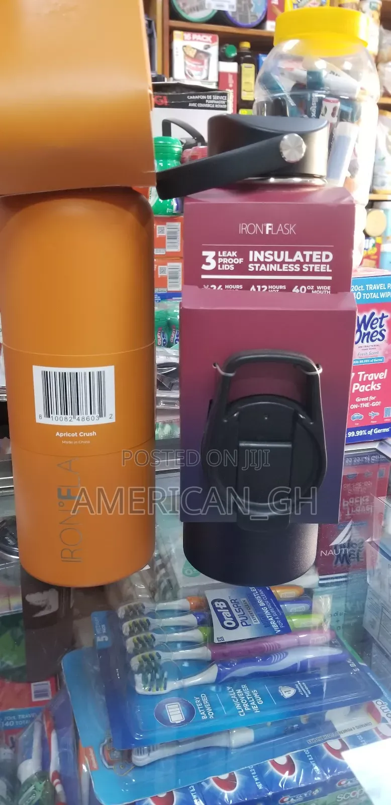 Ironflask Insulated Stainless Steel, 12hrshot/24hrscold 1.2L