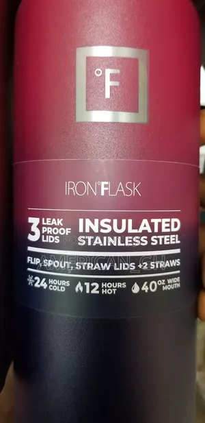 Ironflask Insulated Stainless Steel, 12hrshot/24hrscold 1.2L