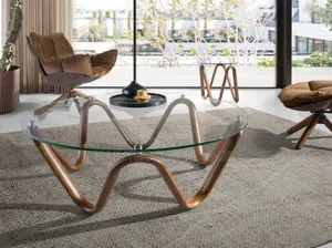 Center Table With Curved Legs