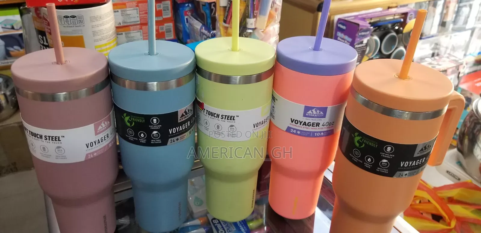 Voyager Stainless Steel Insulated Tumbler, 40 Oz