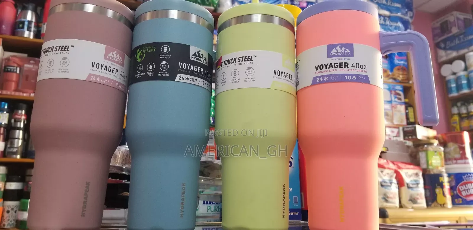 Voyager Stainless Steel Insulated Tumbler, 40 Oz