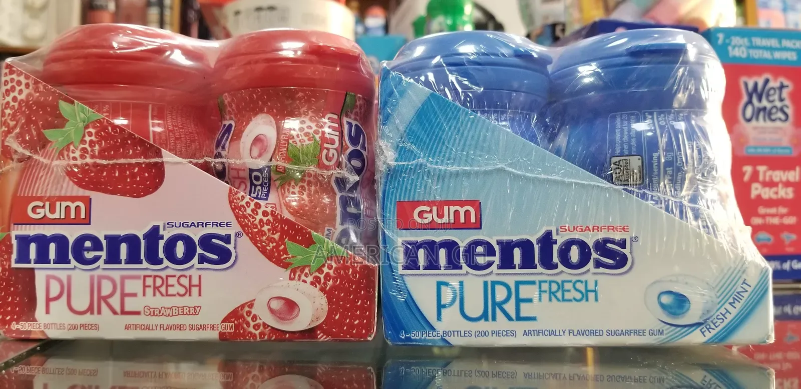 Original Pure Fresh Mentos Gum, 50pcs