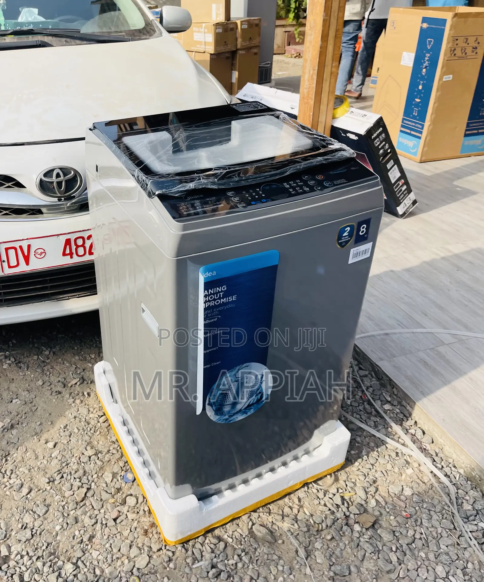 Laundry Made Easy With Midea 8kg Top Load Washing Machine.