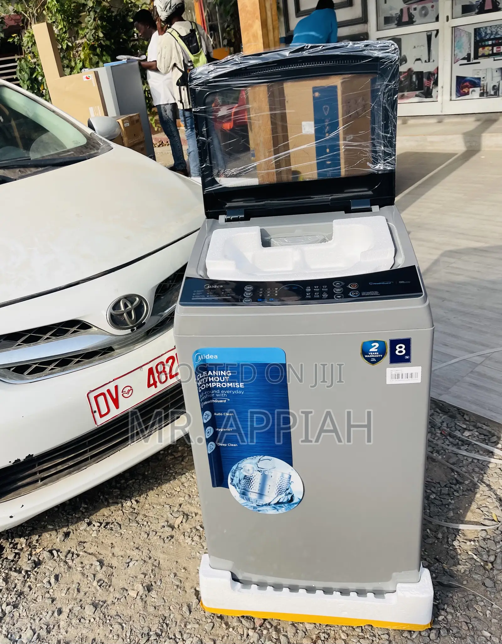 Effortless Cleaning Midea 8kg Fully Auto Washing Machine 