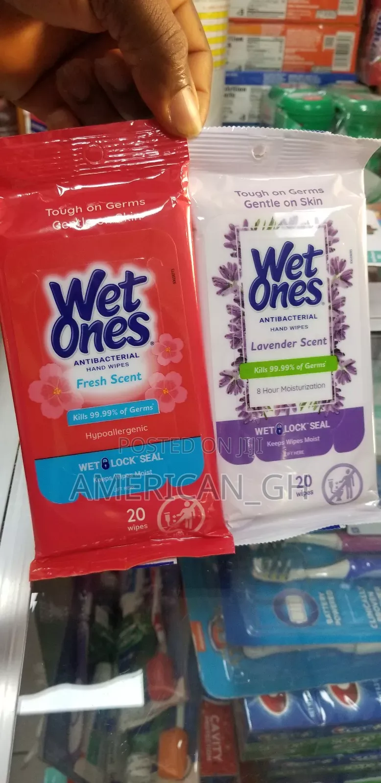 Wet Ones Antibacterial Hand Wipes