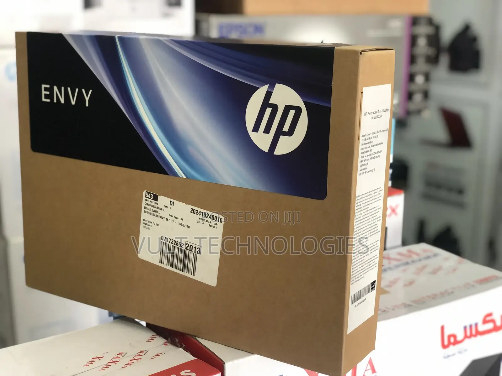 New Laptop HP Envy X360 16GB Intel Core Ultra 7 SSD 1T
